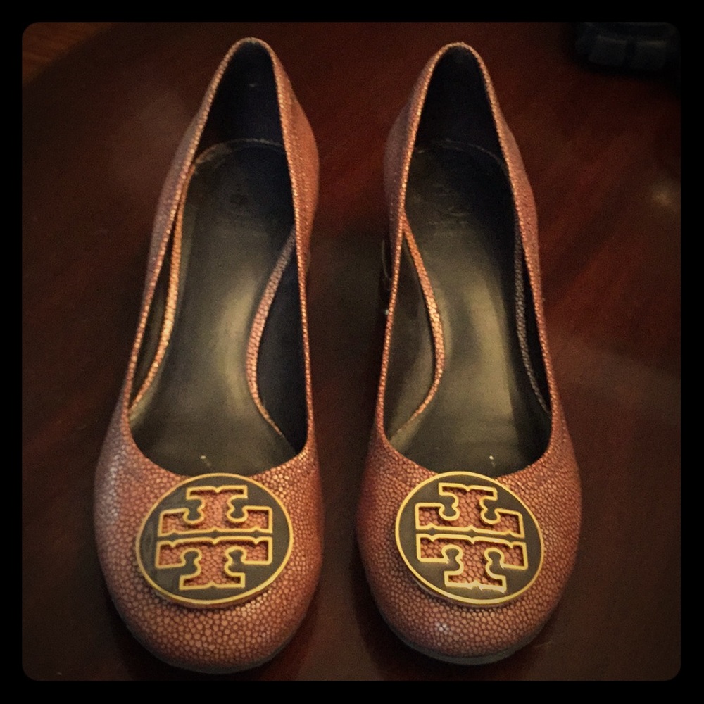 Brown Tory burch heels